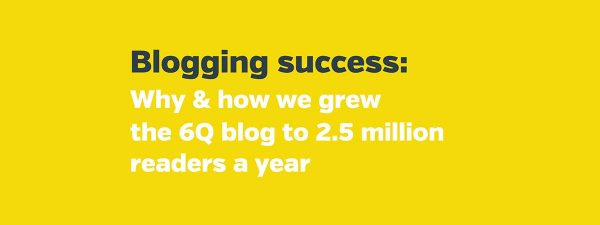 Successful blogging: the three P's