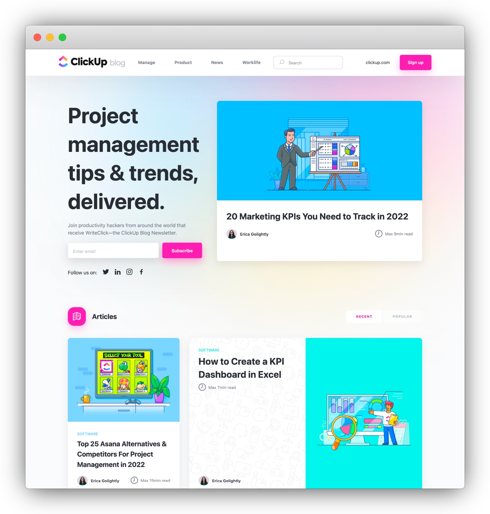 ClickUp blog
