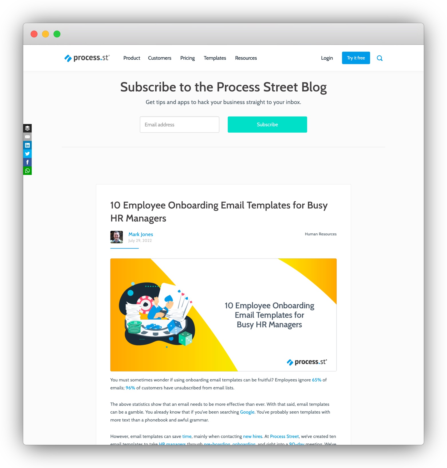 Process Street blog