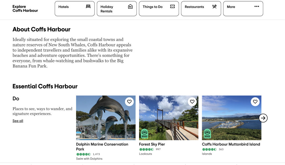Programmatic SEO example
