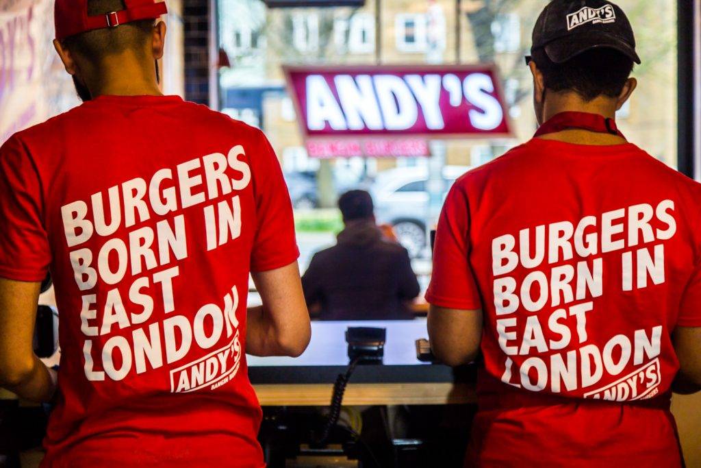 Restaurant marketing with merchandise