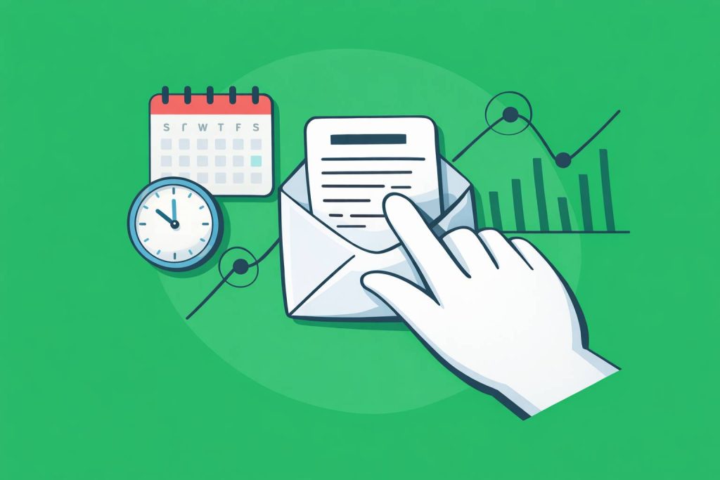 Send email at the right time